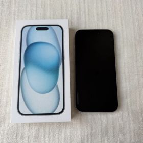 美品 Apple iPhone15 本体 ブルー 128GB