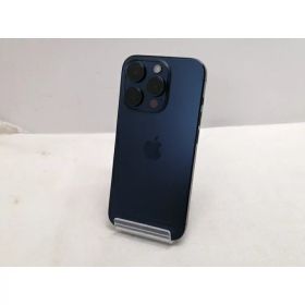 【中古】Apple docomo 【SIMフリー】 iPhone 15 Pro 256GB ブルーチタニウム MTUG3J/A【仙台駅東口】保証期間1ヶ月【ランクC】