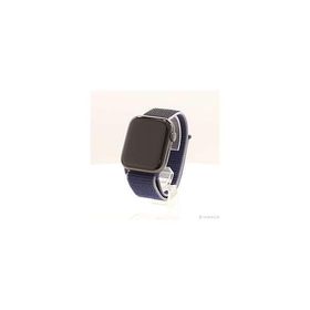 〔中古〕Apple(アップル) Apple Watch Series 5 GPS 44mm スペースグレイアルミニウムケース ミッドナイトブルースポーツループ