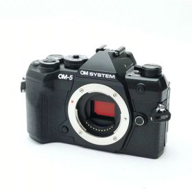 【中古】 《美品》 OM SYSTEM OM-5 Mark II ボディ ブラック 【電池カバー部品交換/各部点検済】 [ デジタルカメラ ]