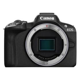 【中古】 キヤノン Canon ミラーレス一眼ビデオログカメラ EOS R50 本体のみ/ブラック RFマウント 24.2MP 4K動画 DIGIC X 画像プロセッサー 被写体検知&トラッキング コンパクト スマホ接続 コンテンツクリエーター