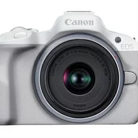 【中古】 Canon ミラーレス一眼カメラ EOS R50 標準ズームレンズキット(RF-S18-45) ホワイト/APS-C/約376g EOSR50WH-1845ISSTMLK