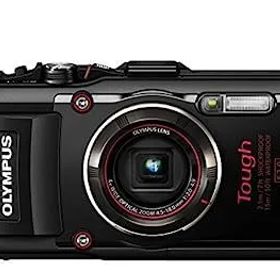 【中古】（非常に良い）OLYMPUS デジタルカメラ STYLUS TG-4 Tough ブラック 1600万画素CMOS F2.0 15m 防水 100kgf耐荷重 GPS+電子コンパス&内蔵Wi-Fi TG-4 BLK