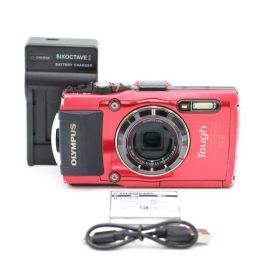 OLYMPUS STYLUS TG-4 Tough コンパクトデジタルカメラ レッド 動作確認済 #9007