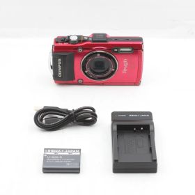 【良品】OLYMPUS オリンパス STYLUS TG-4 Tough レッド JS129-01012