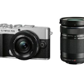 【中古】（新古品） OM SYSTEM/オリンパス PEN E-P7 EZダブルズームキット シルバー