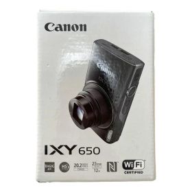 【新品】Canon キャノン コンパクトデジタルカメラ IXY 650 ブラック
