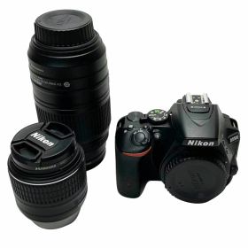 中古 デジタル一眼レフ ダブルズームキットNikon ニコンD5500 2058180コンディションランク【B】（商品 No.52-0）