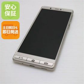【中古】新品同様 シンプルスマホ5 シャンパンゴールド スマホ 白ロム 中古 土日祝発送OK