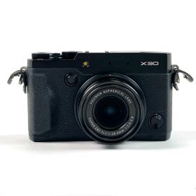 富士フイルム FUJIFILM X30 ブラック コンパクトデジタルカメラ 【中古】