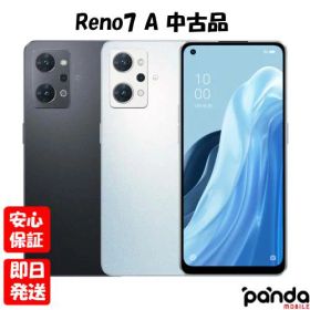 【土日、祝日発送、店舗受取可】【中古品】国内版SIMフリー OPPO Reno7 A ドリームブルー スターリーブラック CPH2353 本体 4580038879398 4580038879381【楽天モバイル対応】