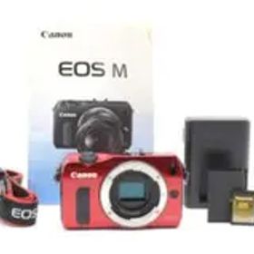 超美品 Canon EOS M ミラーレスデジタルカメラボディ レッド キヤノン