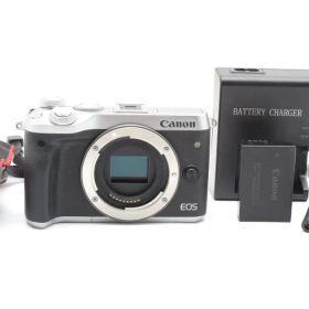 美品 キヤノン EOS M6 ミラーレスデジタルカメラボディ シルバー