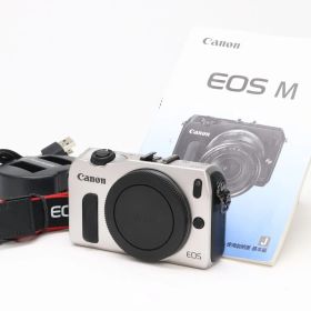 B (並品) Canon キヤノン EOS M ボディ シルバー 初期不良返品対応 22-67