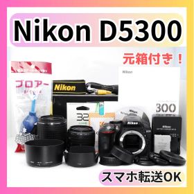 美品✨ Nikon D5300 Wi-Fi搭載 自撮り スマホ転送 元箱付き