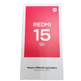 シャオミ(Xiaomi)のXiaomi REDMI 15 5G A501XM リップルグリーン(スマートフォン本体)