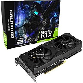 【中古】「未使用品」玄人志向 NVIDIA GeForce RTX3060搭載 グラフィックボード GDDR6 12GB GALAKURO GAMINGシリーズ GG-RTX3060-E12GB/OC/DF