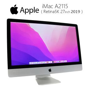 スーパーセール 10％OFF 当日出荷 【中古】 一体型パソコン Apple iMac 27型 A2115 Retina 5K 2019 macOS Sequoia(15.6.1) Core i5 9世代3.1GHz メモリ16GB Apple HDD1TB NVMe28GB FusionDrive Radeon Pro 575X (VRAM4GB) Wi-Fi Bluetooth 初期設定済 90日保証