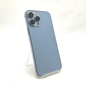 アップル(Apple)の【全額返金保証】【最速発送】Apple iPhone iPhone 13 Pro Max 128GB シエラブルー au SIMフリー 美品 動作確認済(スマートフォン本体)