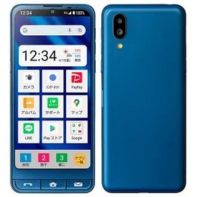 ★モバイル一番★Aランク★シンプルスマホ6 A201SH 64GB インディゴブルー