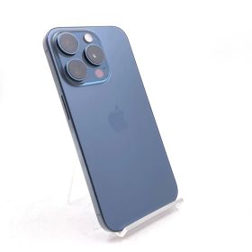 iPhone 15 Pro 128GB ブルーチタニウム SIMフリー 白ロム 美品 動作確認済 91%【全額返金保証】【最速発送】
