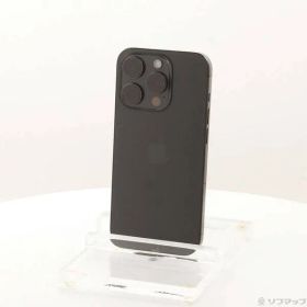 ソフマップ 〔中古品〕 iPhone15 Pro 256GB ブラックチタニウム MTUC3J／A SIMフリー【352】