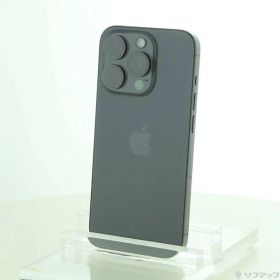 ソフマップ 〔中古品〕 iPhone15 Pro 128GB ブラックチタニウム MTU73J／A SIMフリー【276】