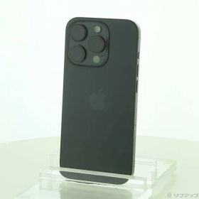 ソフマップ 〔中古品〕 iPhone15 Pro 128GB ブラックチタニウム MTU73J／A SIMフリー【295】