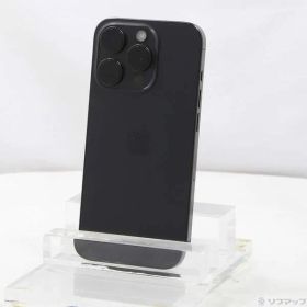 ソフマップ 〔中古品〕 iPhone15 Pro 256GB ブラックチタニウム MTUC3J／A SIMフリー【305】