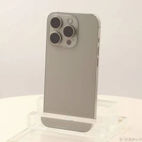 ソフマップ 〔中古品〕 iPhone15 Pro 256GB ナチュラルチタニウム MTUF3J／A SIMフリー【371】