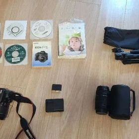 Canon EOS kiss X7 デジタル一眼レフカメラ 三脚、望遠レンズ付き