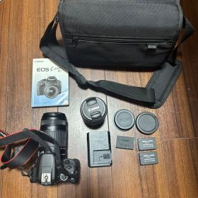canon キャノン 一眼レフ カメラ eos kiss x7 望遠レンズつき