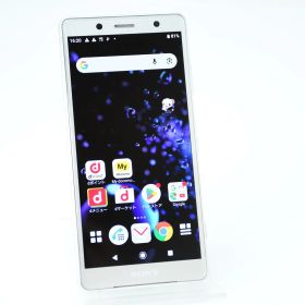 【液晶美品＊電池良好】SIMフリー docomo Xperia XZ2 Compact SO-05K ホワイトシルバー #295
