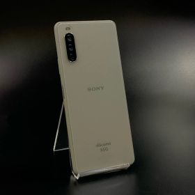 【最速発送】 Xperia 10 III 128GB ホワイト系 docomo SO-52B 白ロム【難有】