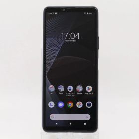 【中古】 au Xperia 10 III 128GB ブラック SOG04 #0449