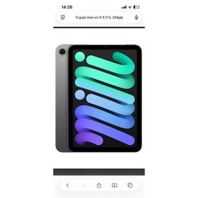 アップル(Apple)のiPad mini A17Pro WiFi 256GB スペースグレイ(タブレット)