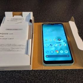 【極美品/SIMフリー】初代AQUOS wish オリーブグリーン 付属品完備