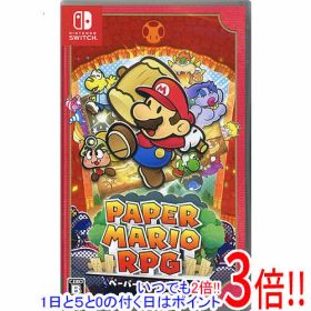 【1日と5.0のつく日、18日はポイント3倍！】【中古】ペーパーマリオRPG Nintendo Switch