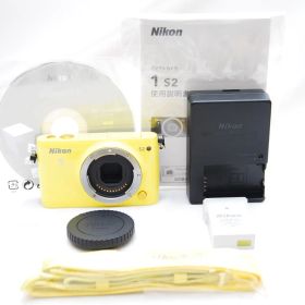 ★希少 美品 Nikon 1 S2 ボディ イエロー ニコン ★
