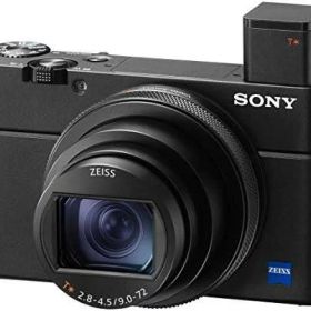 【中古】ソニー/コンパクトデジタルカメラ/Cyber-shot / RX100VII / ボディ/ブラック / 1.0型積層型CMOSセンサー / 光学ズーム8倍(24-200mm) / 180度チルト可動式液晶モニター / 4K動画記録 / DSC-R