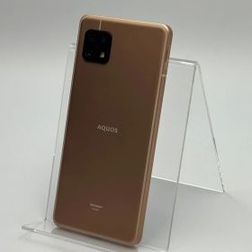 【中古B】AQUOS sense6s SHG07 ライトカッパー SIMフリー 白ロム