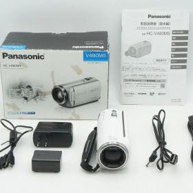 美品 Panasonic パナソニック HC-V480MS デジタルビデオカメラ ホワイト 元箱付 260211i