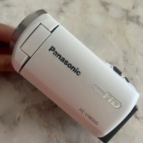 Panasonic HC-V480MS ビデオカメラ バッテリー2つ/ケース付き