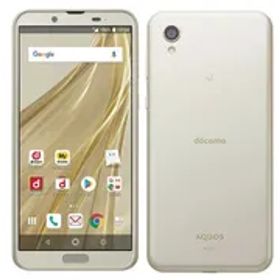 「未使用品・訳あり」SIMフリー AQUOS sense2 SH-01L 32GB [シャンパンゴールド]