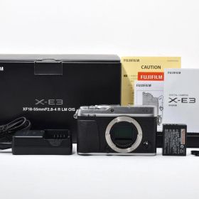 シャッター回数2回！！91350■美品■ FUJIFILM X-E3 シルバー X-E3-S