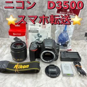 ❤️スマホ転送❤️Nikon D3500 初心者/本格撮影/動画！Bluetooth！すぐ使える/おまけ多数！