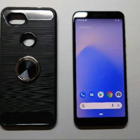 準美品 Google pixel3a カバー付き