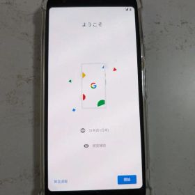 Pixel 3a スマートフォン 本体 日本語設定 透明ケース付き