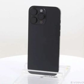 ソフマップ 〔中古品〕 iPhone16 Pro Max 512GB ブラックチタニウム MYWL3J／A SIMフリー【269】