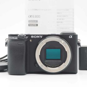 ソニー Sony a6300 ILCE-6300 24.2MP Digital Camera Black 2940 shots [新品同様] #Z5753A